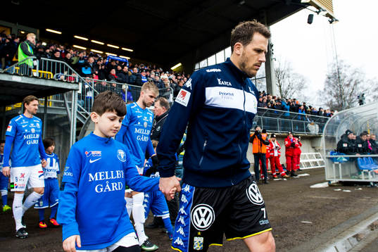 IFK Göteborgs Tobias Hysén kommer in till fotbollsmatchen