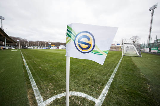 Hörnflagga med Superettanlogotyp