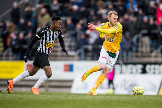 Landskronas Karim Sadat och Falkenbergs Per Karlsson