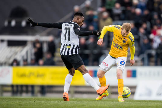 Landskronas Karim Sadat och Falkenbergs Per Karlsson