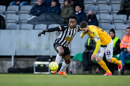 Landskronas Karim Sadat och Falkenbergs Tibor Joza