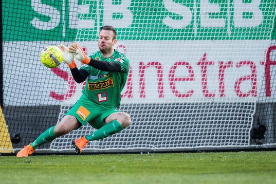 Landskronas målvakt Viktor Noring