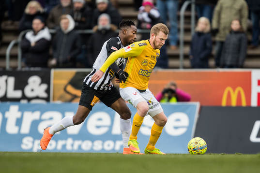 Landskronas Karim Sadat och Falkenbergs Per Karlsson