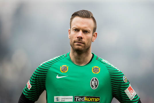 Landskronas målvakt Viktor Noring