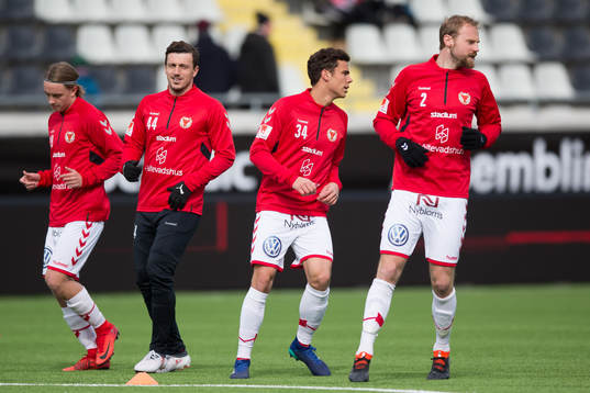 Kalmars Isak Magnusson, Erton Fejzullahu, Herman Hallberg