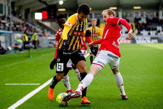 Häckens Daleho Irandust och Kalmars Markus Thorbjörnsson
