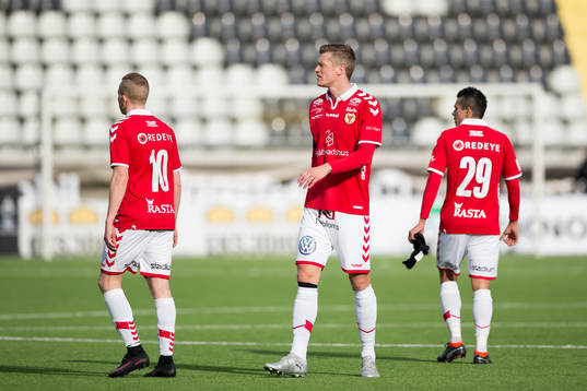 Kalmars Tobias Eriksson, Viktor Elm och Romário Pereira