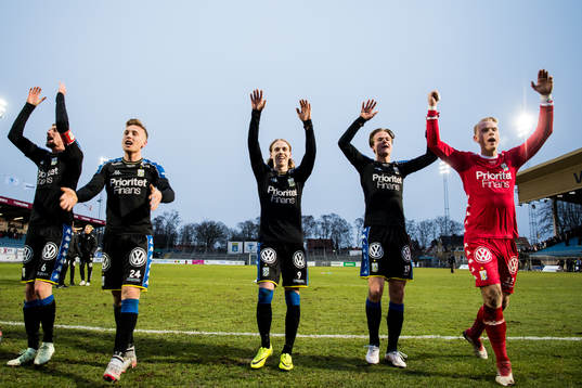 IFK Göteborgs Sebastian Ohlsson, Elias Mar Omarsson,