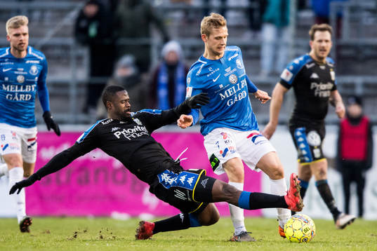IFK Göteborgs Vajebah Kaliefah Sakor och Trelleborgs Erik