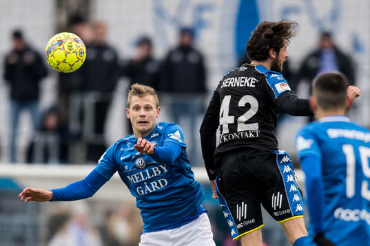 Trelleborgs Erik Andersson och IFK Göteborgs Mikkel