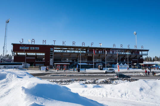 under fotbollsmatchen i Allsvenskan mellan Östersund och