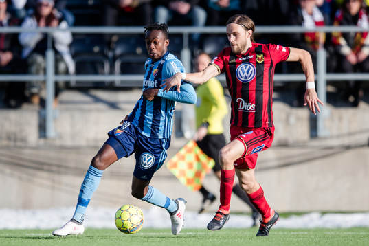 Djurgårdens Philana Tinotenda Kadewere och Östersunds Tom
