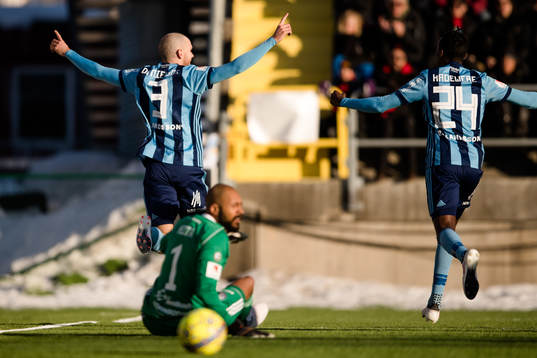 Djurgårdens Marcus Danielson och Philana Tinotenda