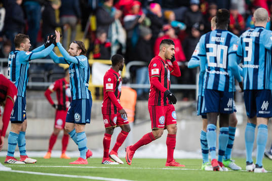 Östersunds Hosam Aiesh deppar