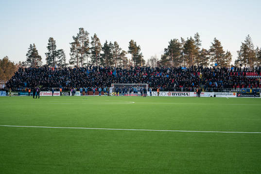 Djurgårdens spelare tackar fansen