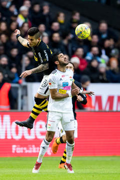 s Nicolas Stefanelli och Dalkurds Rewan Amin