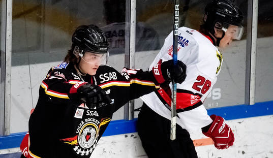 Luleås Cristoffer Björk jublar