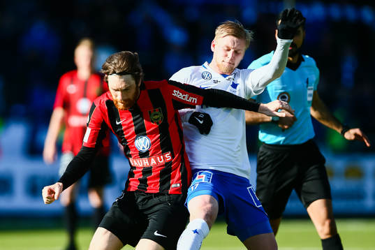 Brommapojkarnas Markus Gustafsson och Norrköpings Kalle