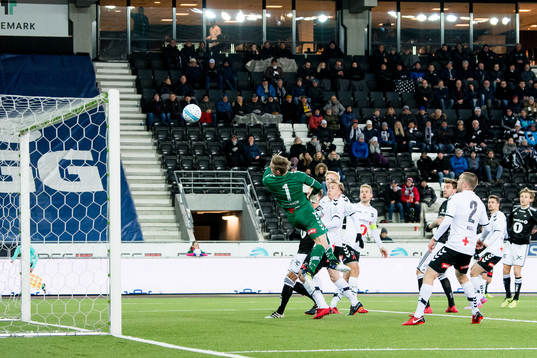 Rosenborg scores 0-1 behind goalkeeper Sondre Rossbach of