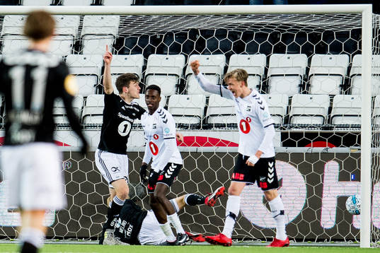 Jacob Rasmussen of Rosenborg reacts