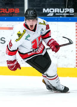 Glen Gustafsson jublar