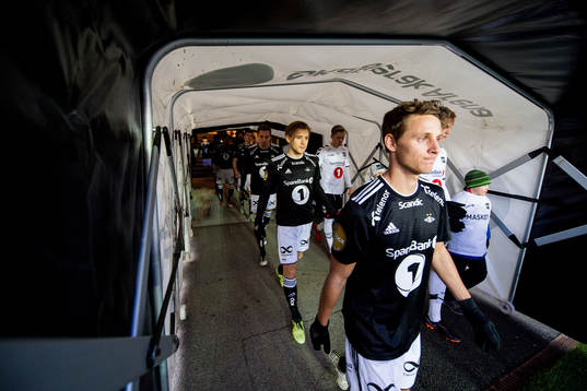 Yann-Erik de Lanlay and Vegar Eggen Hedenstad of Rosenborg