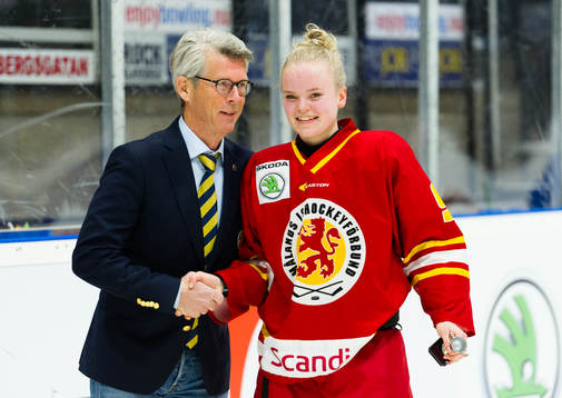 Smålands Maja Beverin får pris för bästa spelare