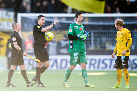 Elfsborgs målvakt Kevin Stuhr Ellegaard och Simon