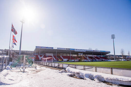 General view of Gjemselund stadion