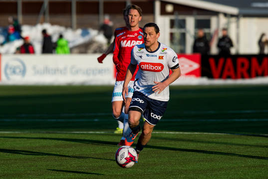during the OBOS-ligaen match between Kongsvinger and Viking