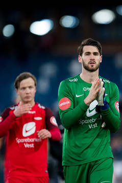 Goalkeeper Samuel Sahin-Radlinger of Brann