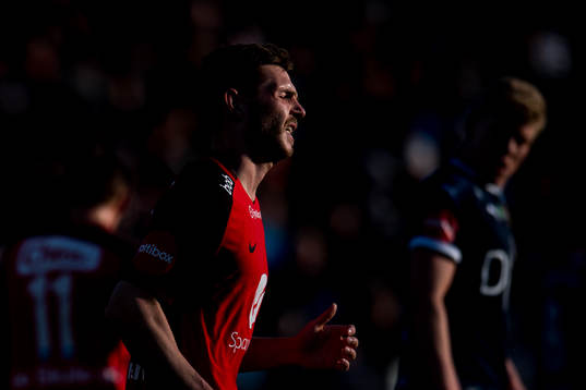 Gilli Rolantsson of Brann reacts