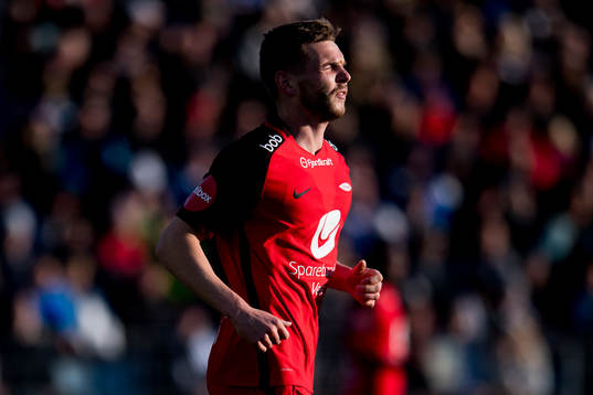 Gilli Rolantsson of Brann reacts