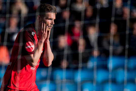 Gilli Rolantsson of Brann reacts