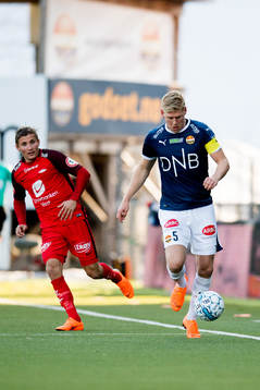 Steffen Lie Skålevik of Brann and Jakob Glesnes of