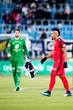 Goalkeeper Samuel Sahin-Radlinger of Brann and Bismar