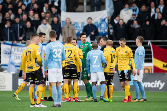 Malmö FFs och Elfsborgs spelare