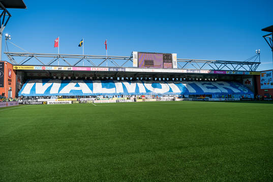 Malmö FFs supportrar tifo