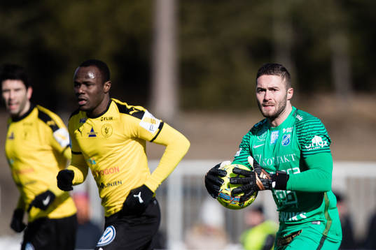Norrbys målvakt Mergim Krasniqi