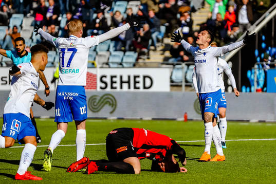 Norrköpings David Moberg Karlsson  jublar