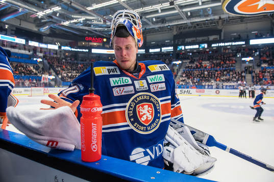 Växjös målvakt Viktor Fasth