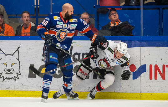 Växjös Daniel Rahimi slår till Malmö Redhawks Fredrik