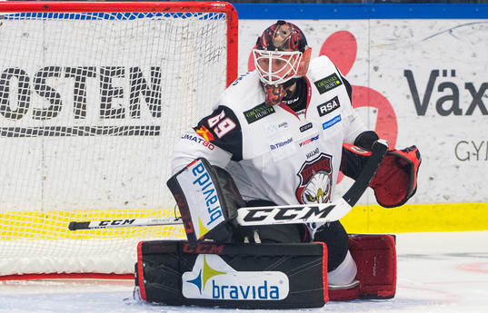Malmö Redhawks målvakt Oscar Alsenfelt