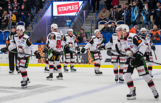 Malmö Redhawksspelarna deppar