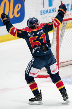 Djurgårdens Markus Ljungh jublar