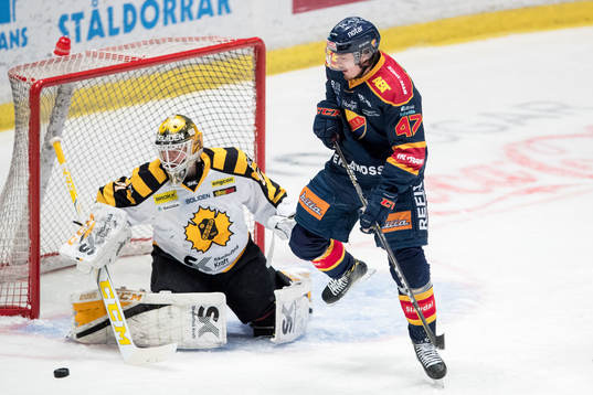Skellefteås målvakt Joni Ortio och Djurgårdens Linus