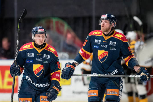 Djurgårdens Markus Ljungh och Alexander Urbom deppar