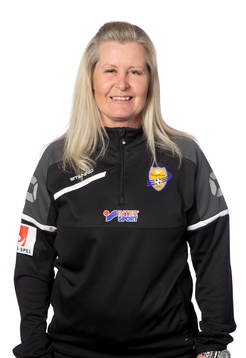 Kungsbackas målvaktstränare Deborah Haugaard