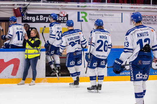 Leksands spelarna deppar