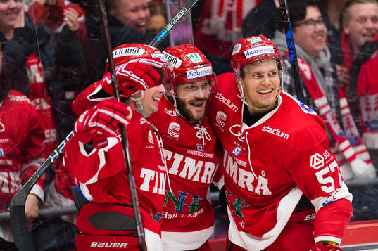 Timrås Johan Persson, Jonathan Dahlen och Anton Wedin